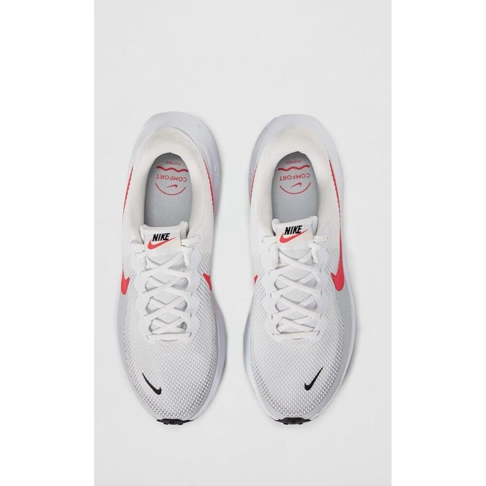 Nike Men’s Size 10.5 Revolution 8 Bright Crimson/White Running Shoes HJ9198-102 - Picture 3 of 8